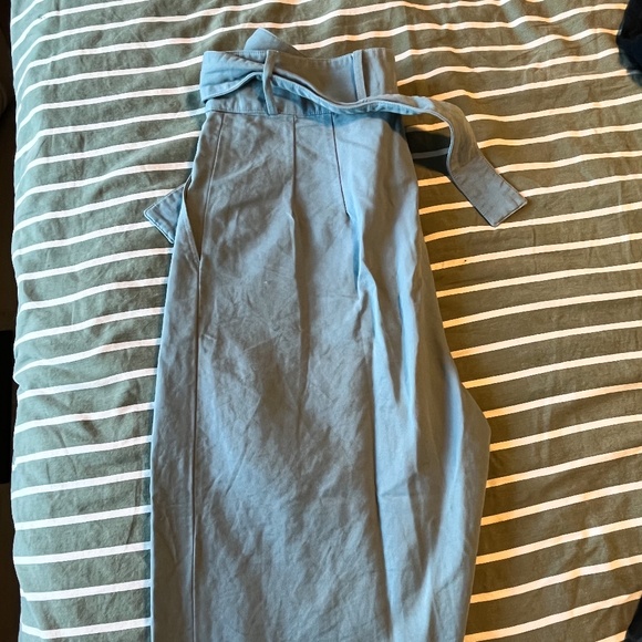 Aurelie Lecuyer Tie-Waist Pants / Trousers Linen / Cotton Material - Picture 10 of 11